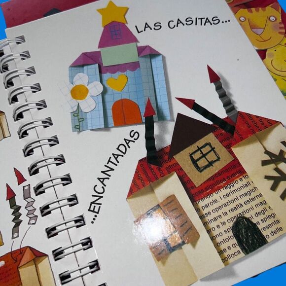 2 Vintage Spanish Editions Con las manos & Con papal Activity Hardcover Books - Picture 4 of 8